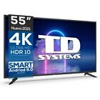Smart TV 55" 4K , Android 9.0, TD Systems K55DLG12US-S [Tara técnica Outlet]