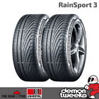 2 x Uniroyal RainSport 3 Performance Road Tyres - 225 45 17 91V